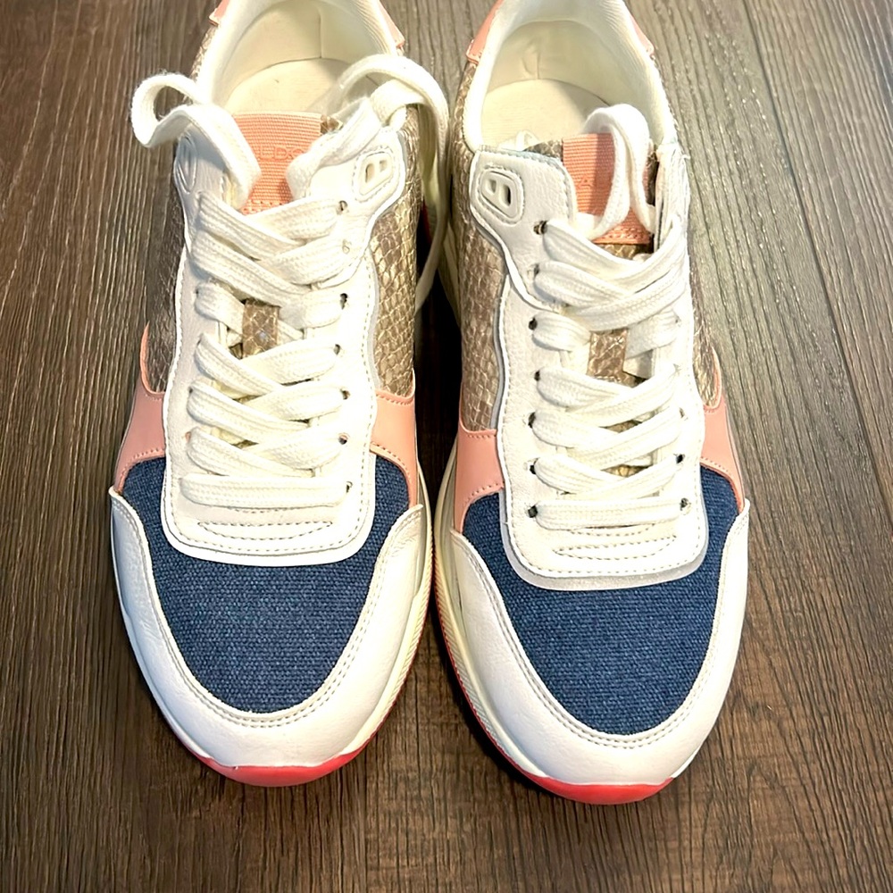 Aldo Makenna sneakers with pink and denim